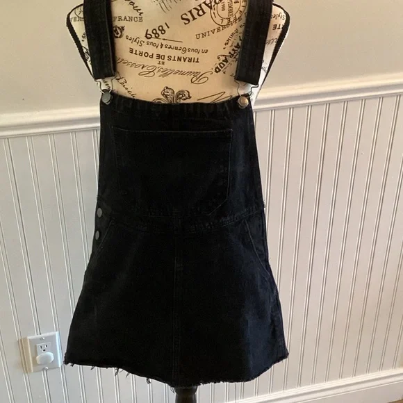 Bershka Black Denim Dress - Picture 3 of 6